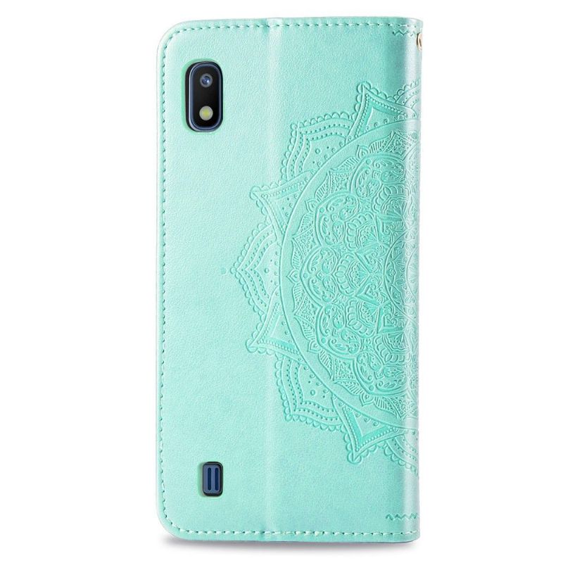 Flip Cover Samsung Galaxy A10 Hemming Reliefblomstmandala