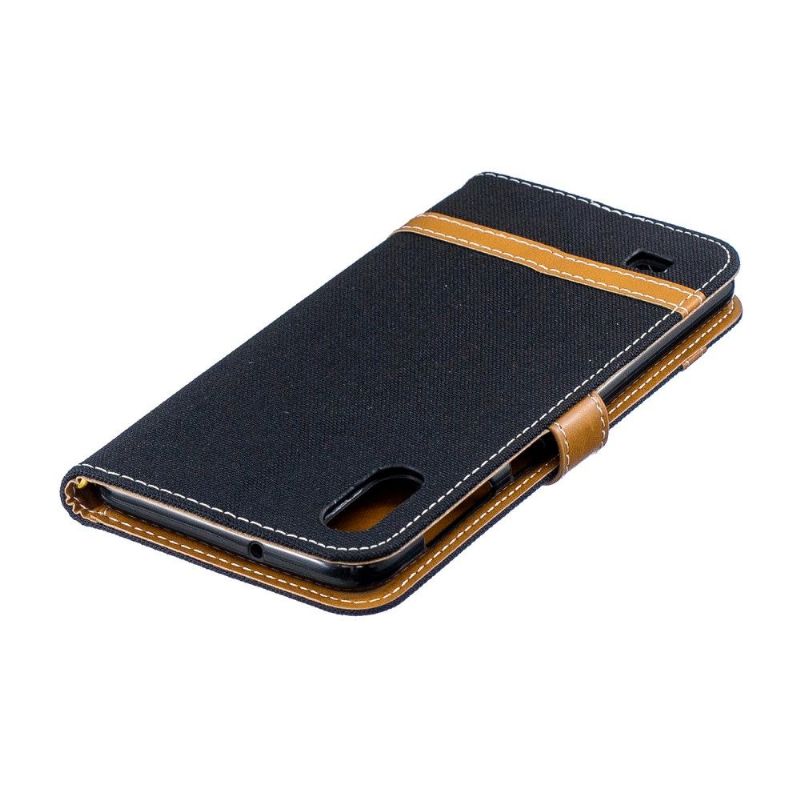 Flip Cover Samsung Galaxy A10 Kortholder Stofbetræk