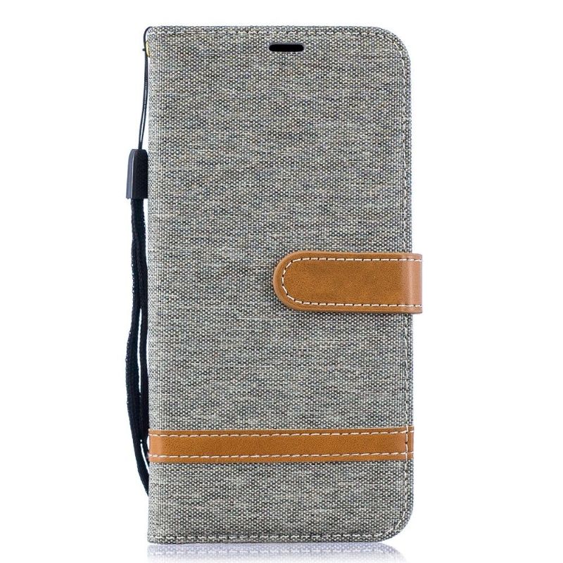 Flip Cover Samsung Galaxy A10 Kortholder Stofbetræk