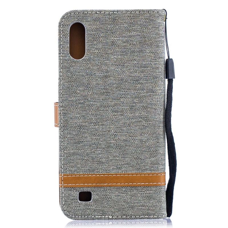 Flip Cover Samsung Galaxy A10 Kortholder Stofbetræk