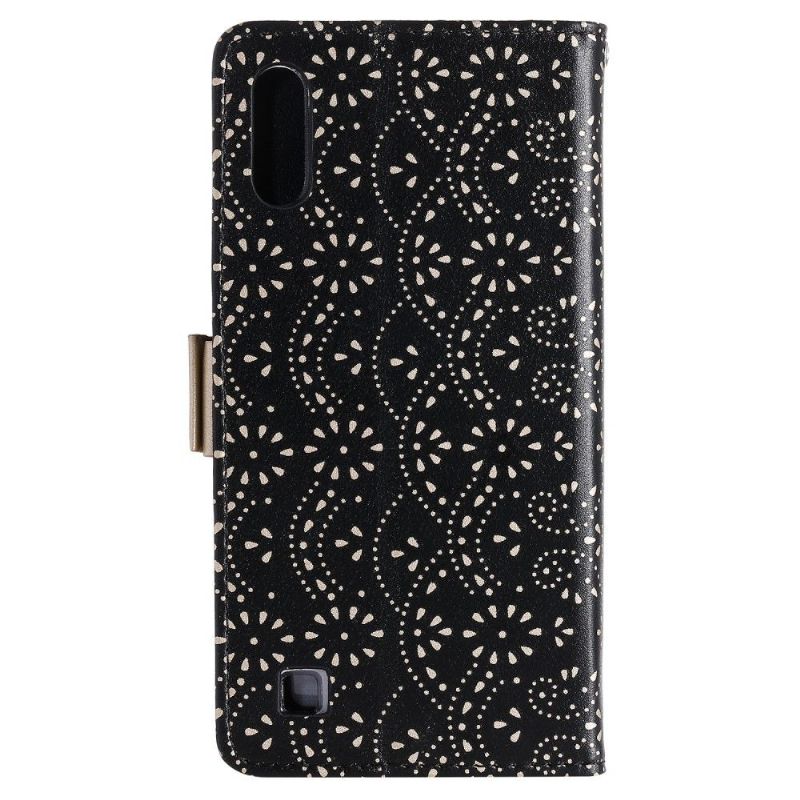 Flip Cover Samsung Galaxy A10 Romantisk Blonde Med Rem