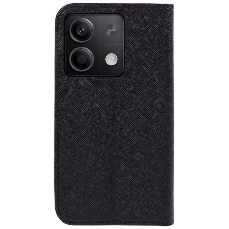 Flip Cover Til Xiaomi Redmi Note 13 Pro 5g Krydstekstur