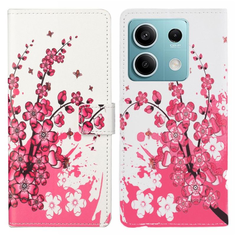 Flip Cover Xiaomi Redmi Note 13 Pro 5g Blommeblomster