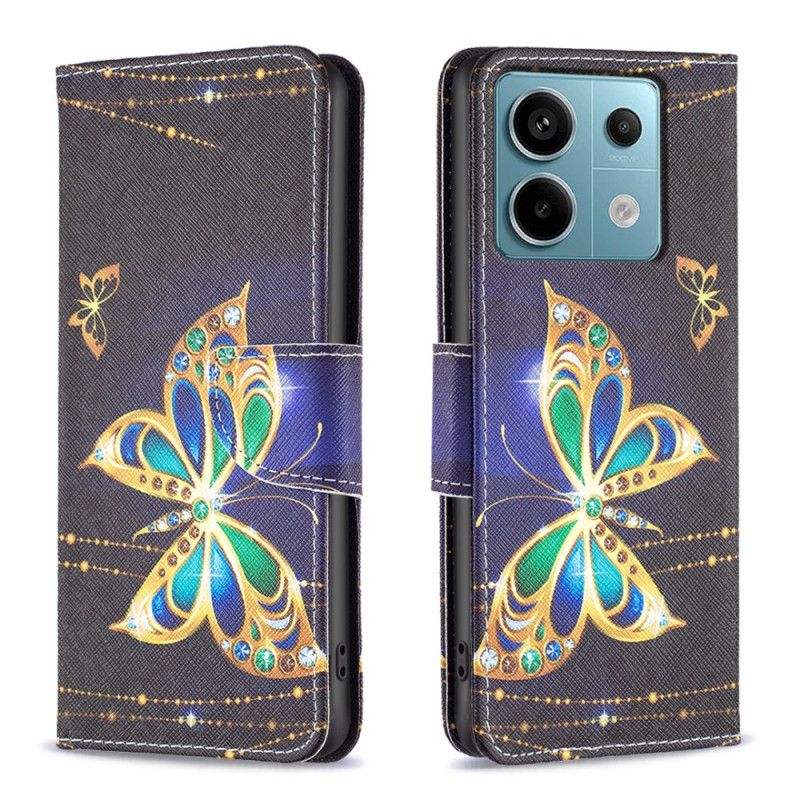 Flip Cover Xiaomi Redmi Note 13 Pro 5g Sommerfuglesmykker