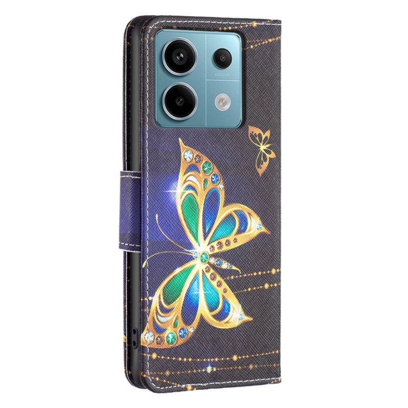 Flip Cover Xiaomi Redmi Note 13 Pro 5g Sommerfuglesmykker