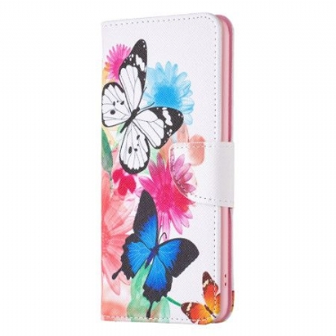 Flip Cover Xiaomi Redmi Note 13 Pro 5g To Akvarelsommerfugle