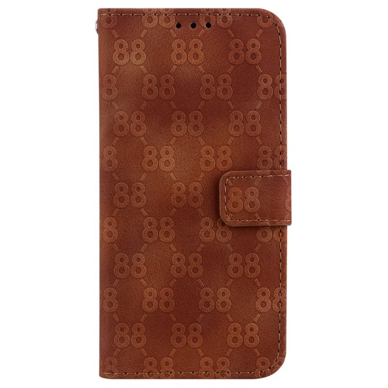 Læder Cover Xiaomi Redmi Note 13 Pro 5g Telefon Etui Design 88