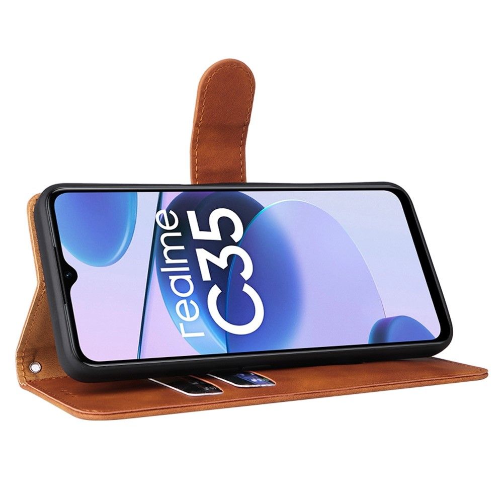 Flip Cover Realme C35 Hemming Soft Touch