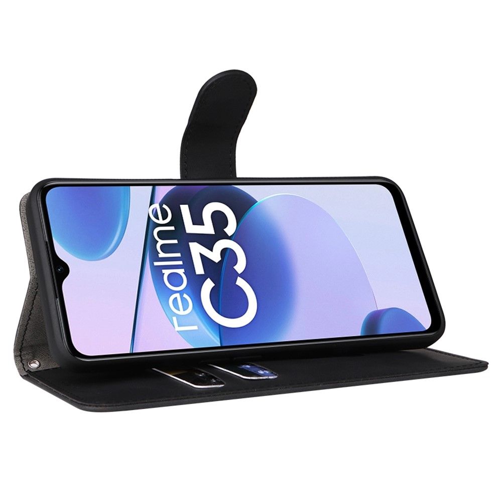 Flip Cover Realme C35 Hemming Soft Touch