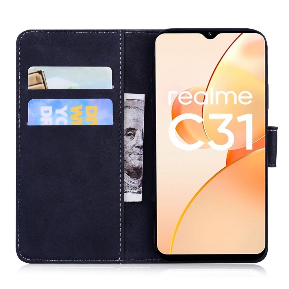 Flip Cover Realme C35 Roman Soft Touch