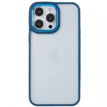 Cover iPhone 14 Pro Gennemsigtige Farvede Kanter