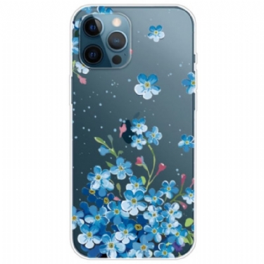 Cover iPhone 14 Pro Sømløse Blå Blomster