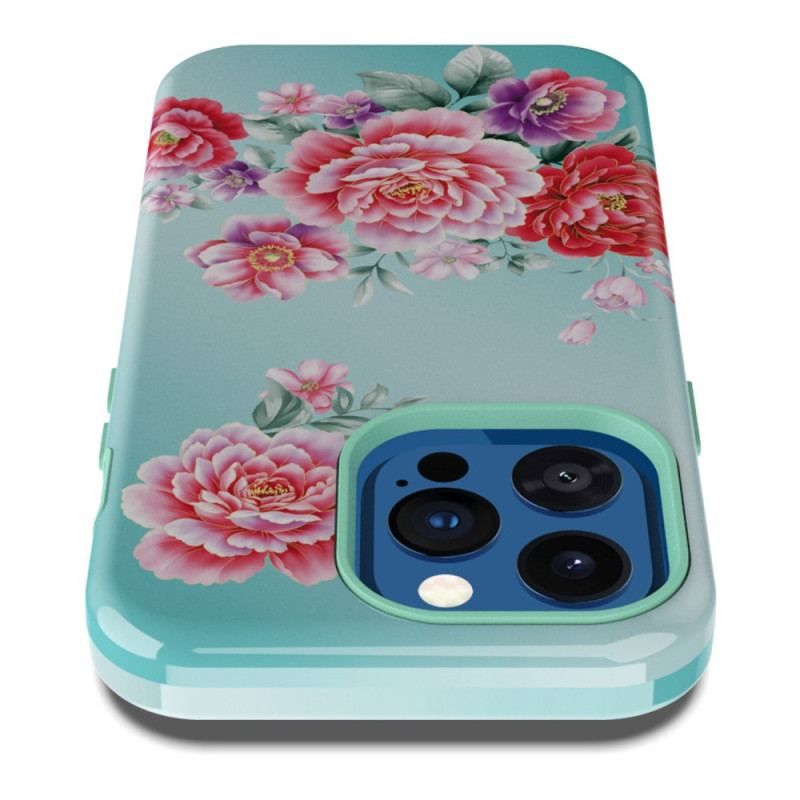 Cover iPhone 14 Pro Vintage Blomster