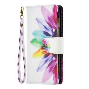 Flip Cover iPhone 14 Pro Punge Etui Blomster Tegnebog