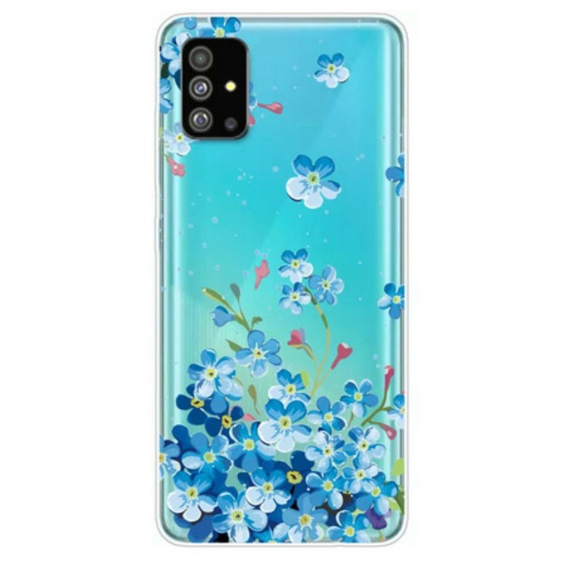 Cover Samsung Galaxy S20 Plus / S20 Plus 5G Blå Blomster