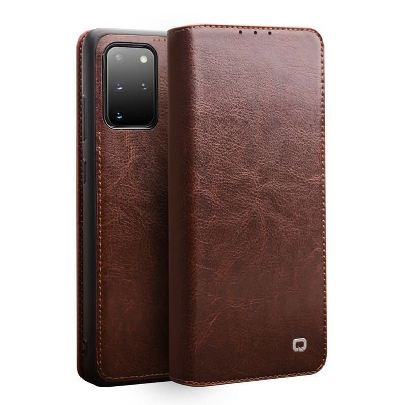 Cover Samsung Galaxy S20 Plus / S20 Plus 5G Flip Cover Qialino Ægte Læder