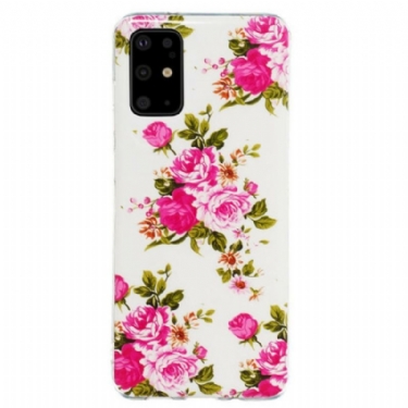 Cover Samsung Galaxy S20 Plus / S20 Plus 5G Fluorescerende Blomster