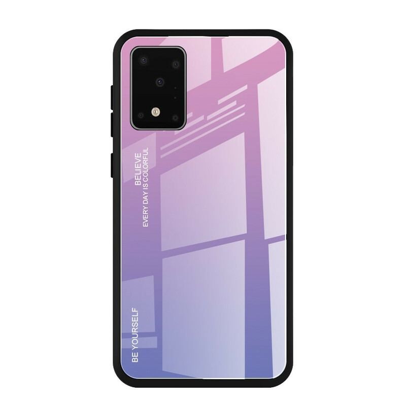 Cover Samsung Galaxy S20 Plus / S20 Plus 5G Hærdet Glas Vær Dig Selv