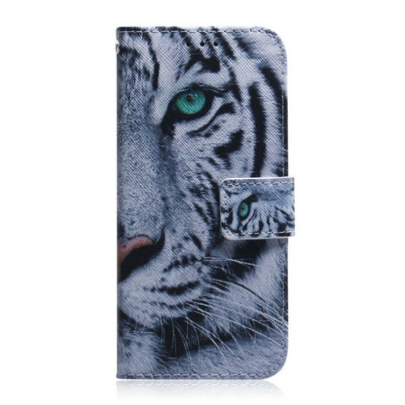 Flip Cover Samsung Galaxy S20 Plus / S20 Plus 5G Tiger Ansigt