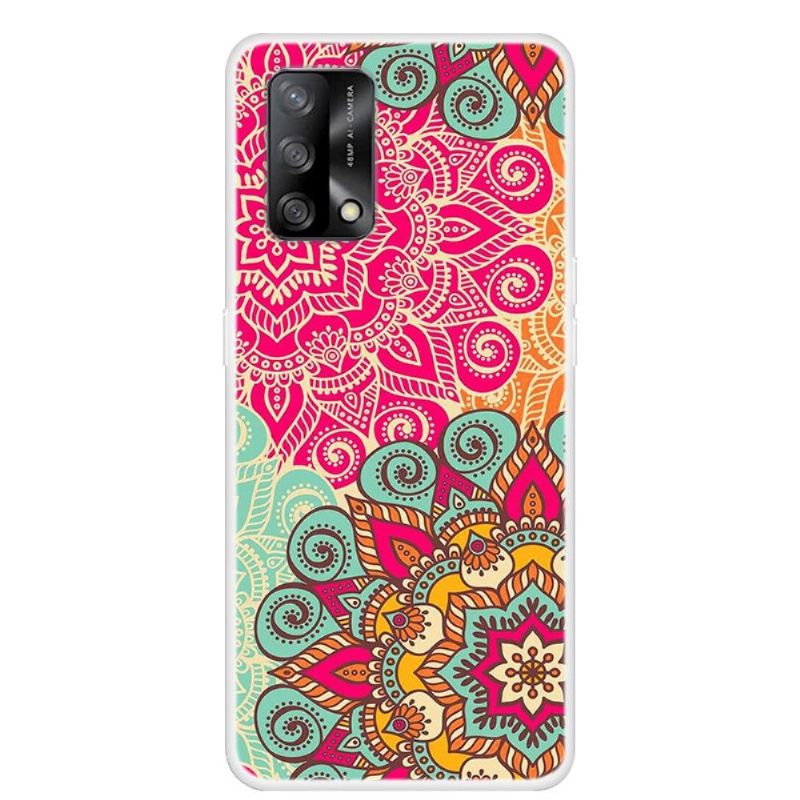 Cover Oppo A74 4G Retro Mandala