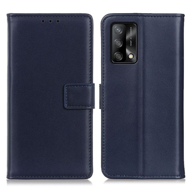 Flip Cover Oppo A74 4G Basic Imiteret Læder