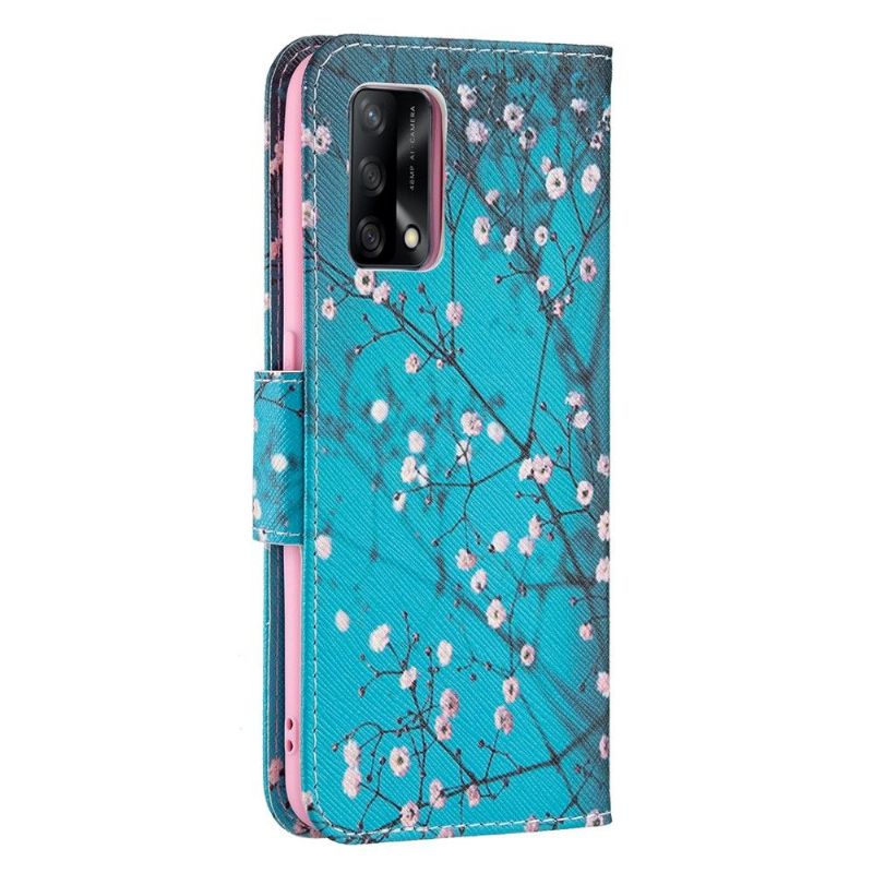 Flip Cover Oppo A74 4G Blomstrende Grene