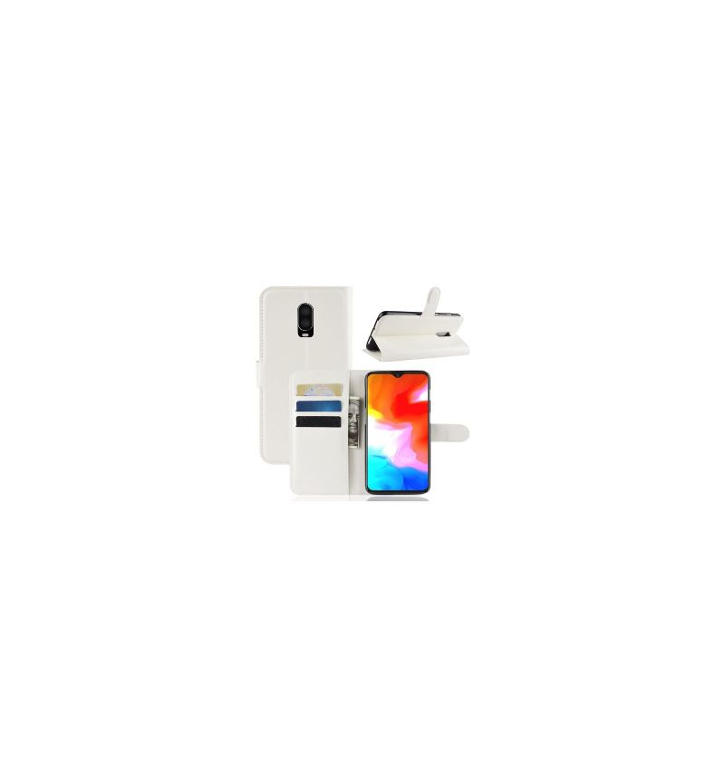 Flip Cover OnePlus 6T Stil Læder Kortholder