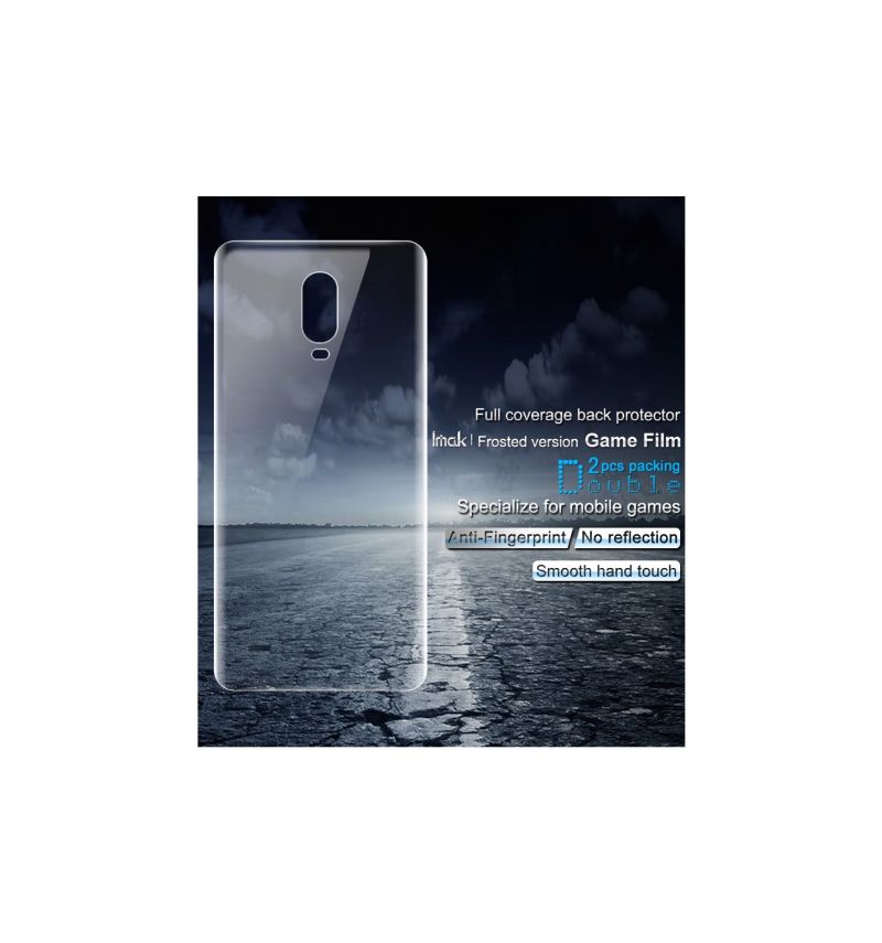 Oneplus 6T - 2 Hydrogel Beskyttelsesfilm Bagpå