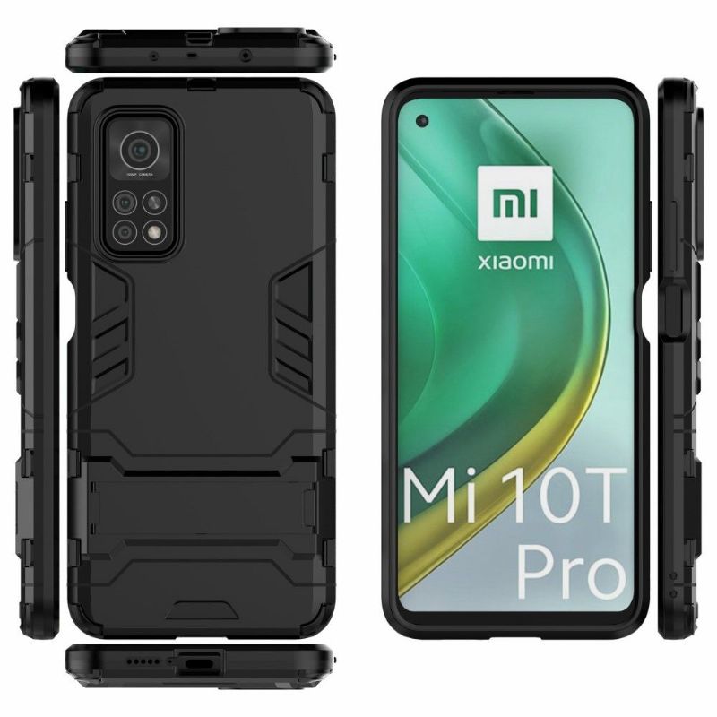 Cover Xiaomi Mi 10T / 10T Pro Cool Guard Med Integreret Stativ