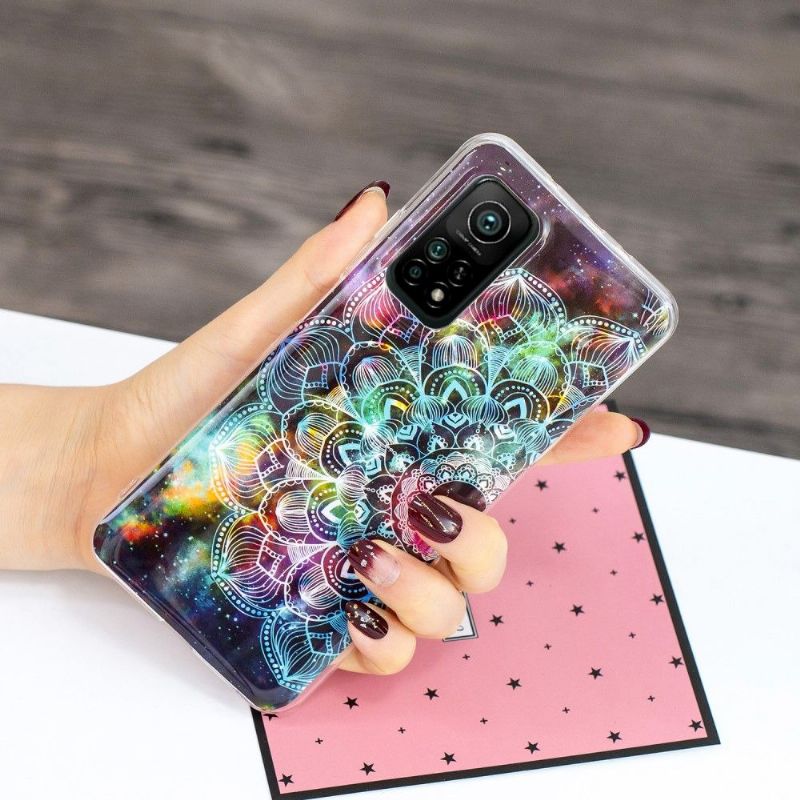 Cover Xiaomi Mi 10T / 10T Pro T / Mi 10t Pro Lysende Farverig Mandala