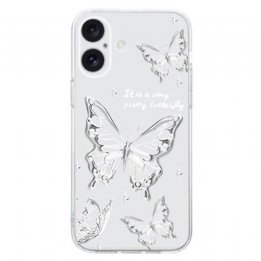 Cover iPhone 16 Plus Sommerfugle