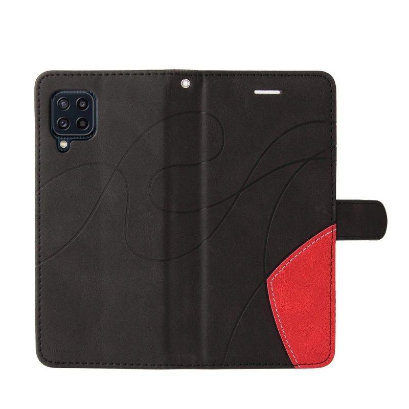 Flip Cover Samsung Galaxy M32 Anti-fald Bicolor Kunstnerisk