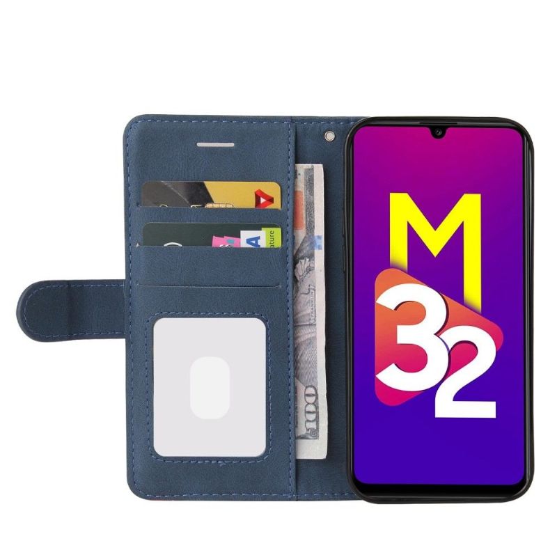 Flip Cover Samsung Galaxy M32 Anti-fald Bicolor Kunstnerisk