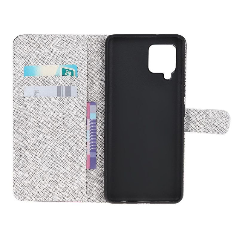 Flip Cover Samsung Galaxy M32 Anti-fald Fjer