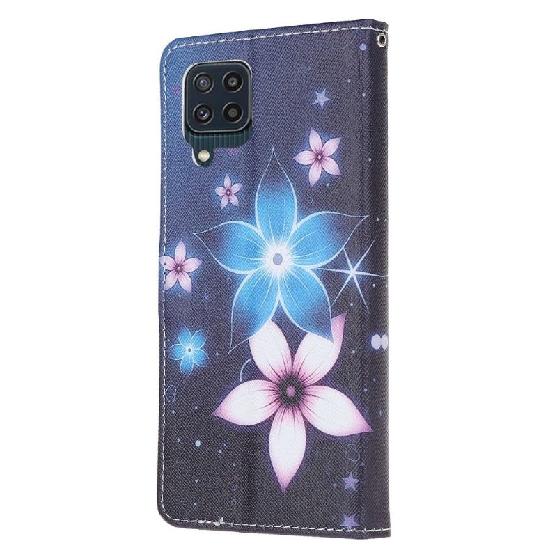 Flip Cover Samsung Galaxy M32 Blomster