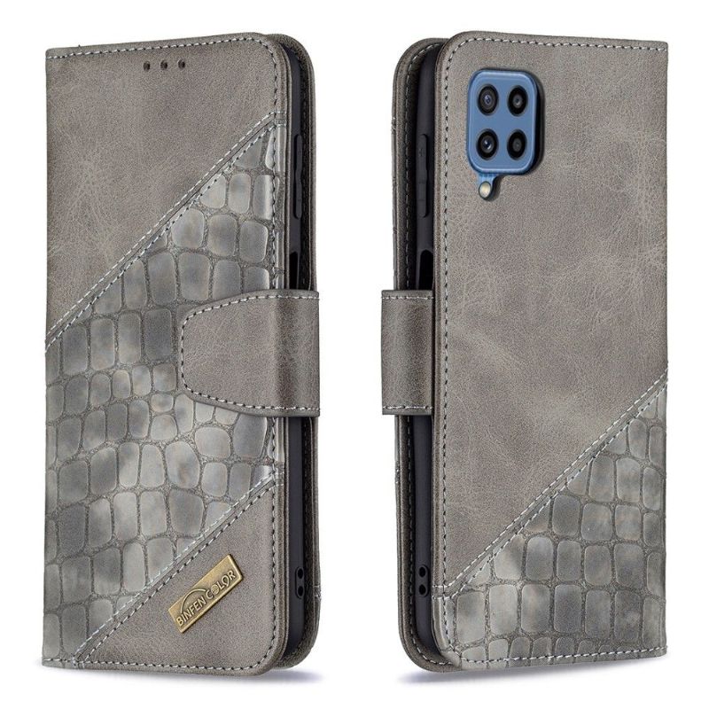 Flip Cover Samsung Galaxy M32 Croc Aspect Lædereffekt