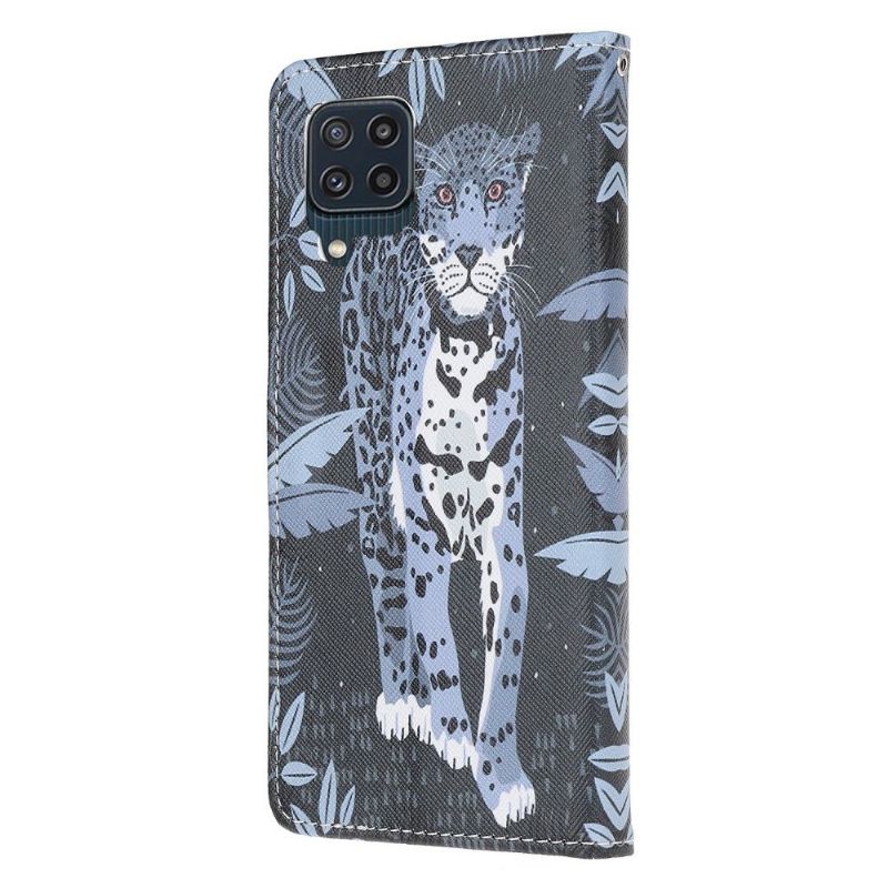 Flip Cover Samsung Galaxy M32 Leopard