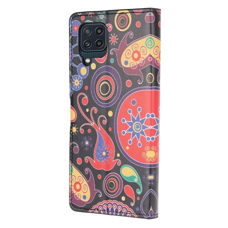 Flip Cover Samsung Galaxy M32 Paisley Blomst