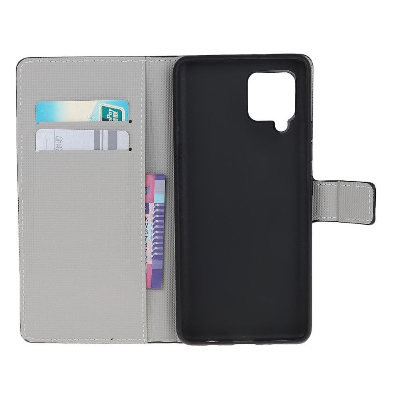 Flip Cover Samsung Galaxy M32 Retro Sommerfugle