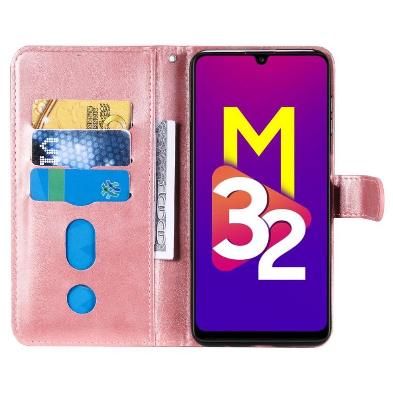 Læder Cover Samsung Galaxy M32 Original Punge Elena Tegnebog