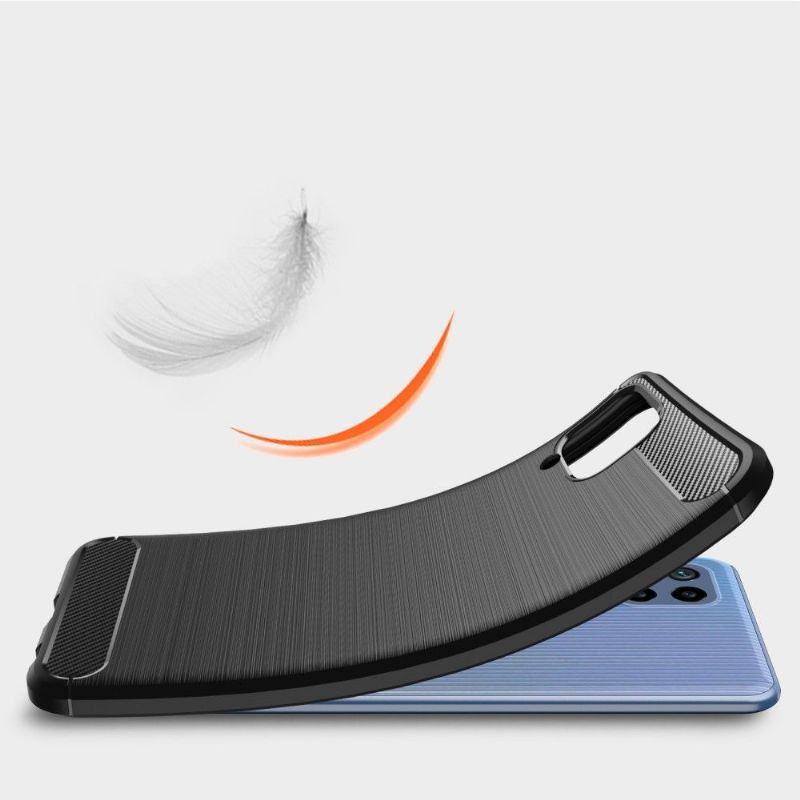 Mobilcover Samsung Galaxy M32 Fleksibel Børstet Effekt