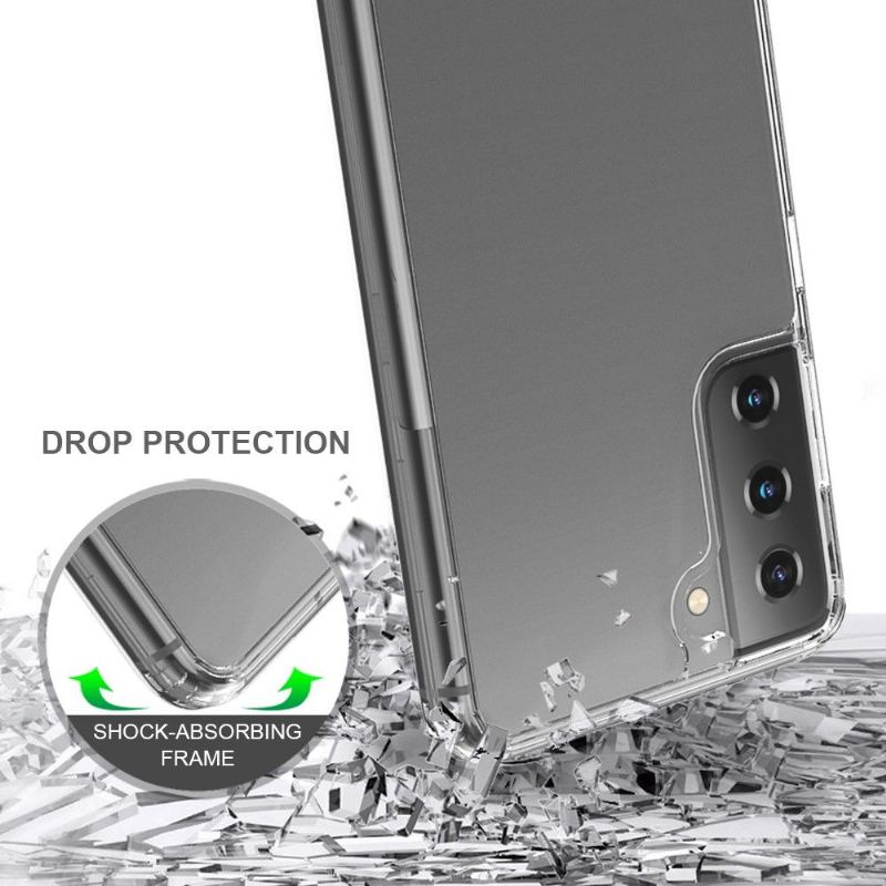 Cover Samsung Galaxy S21 Plus 5G Beskyttelsessæt Gennemsigtig