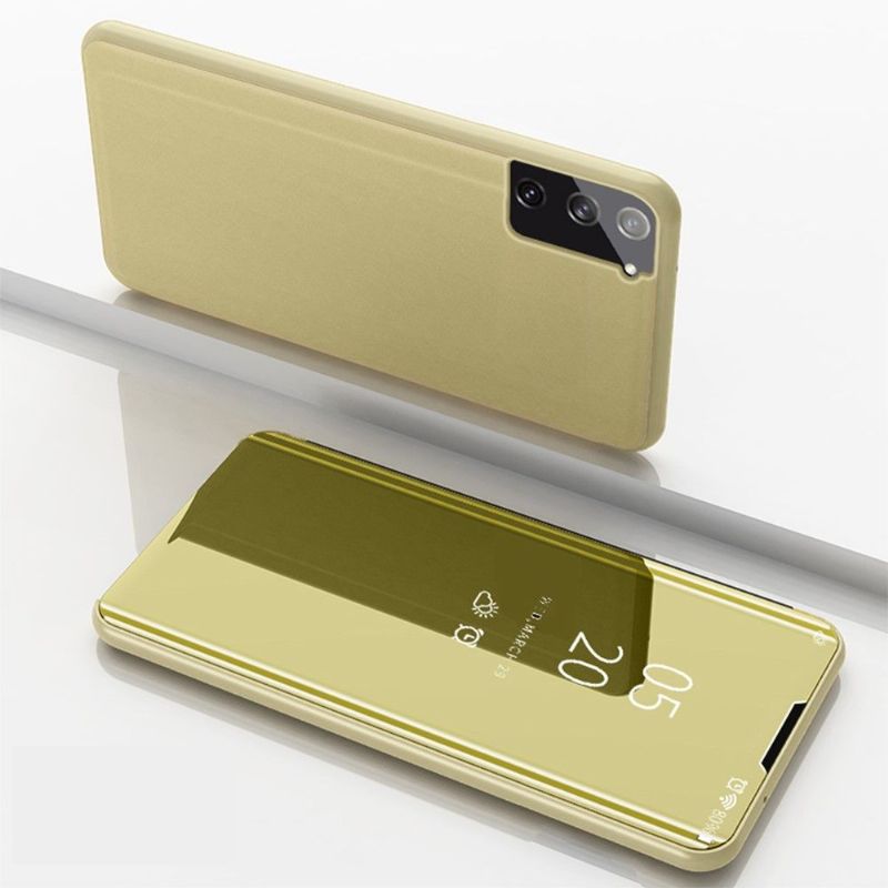 Cover Samsung Galaxy S21 Plus 5G Flip Cover Spejleffekt