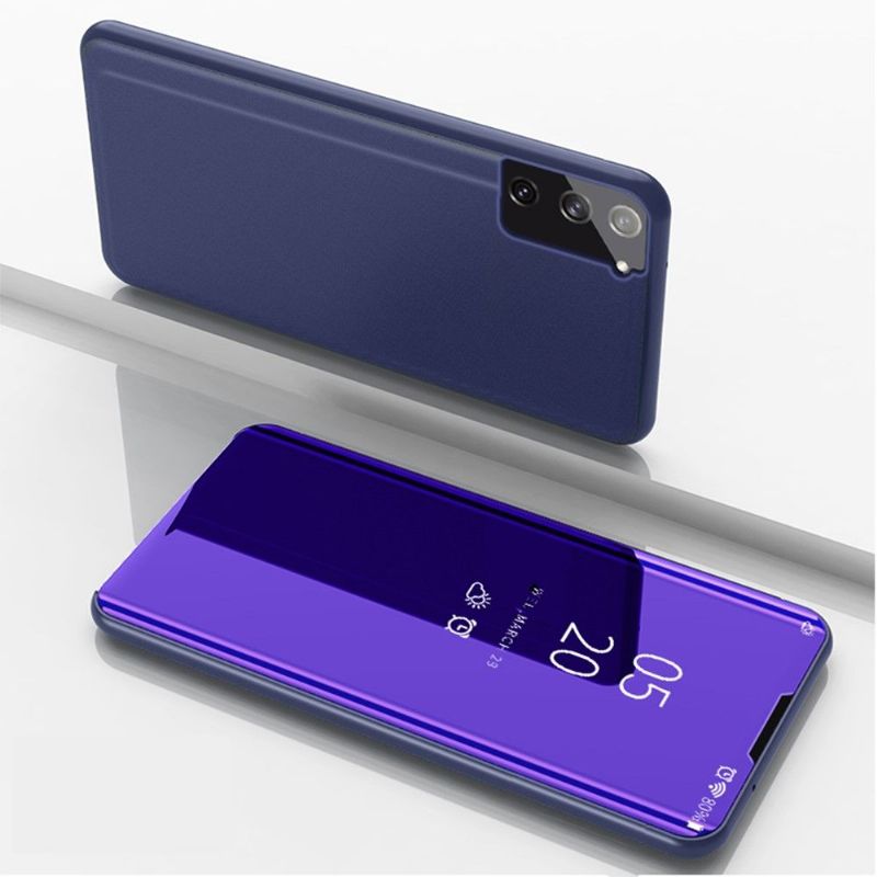 Cover Samsung Galaxy S21 Plus 5G Flip Cover Spejleffekt