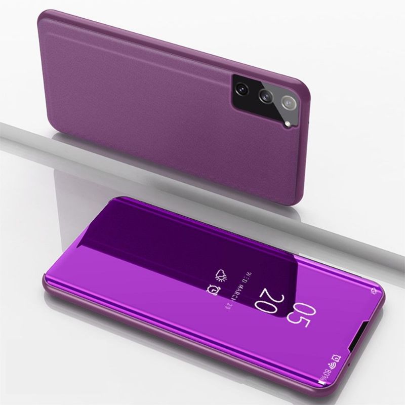 Cover Samsung Galaxy S21 Plus 5G Flip Cover Spejleffekt