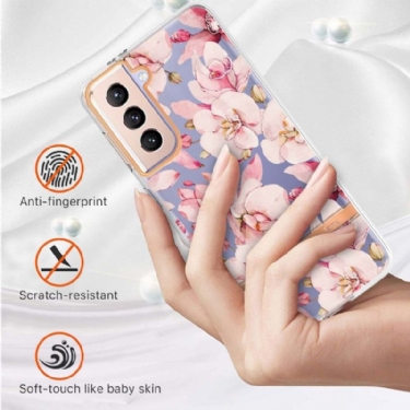 Cover Samsung Galaxy S21 Plus 5G Gardenia Pink Blomst