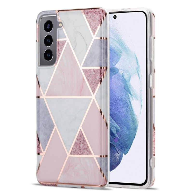 Cover Samsung Galaxy S21 Plus 5G Marmorgeometri