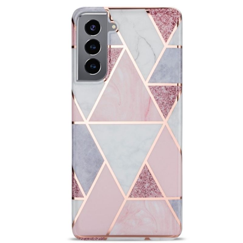 Cover Samsung Galaxy S21 Plus 5G Marmorgeometri