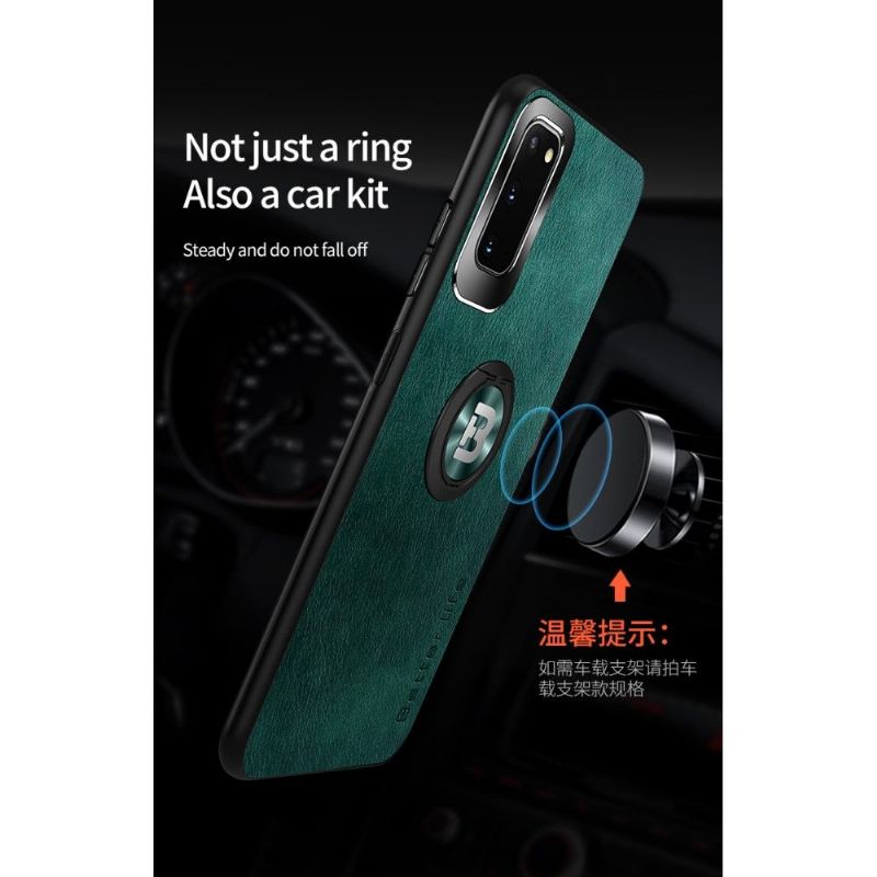 Cover Samsung Galaxy S21 Plus 5G Ringform Stil Læder