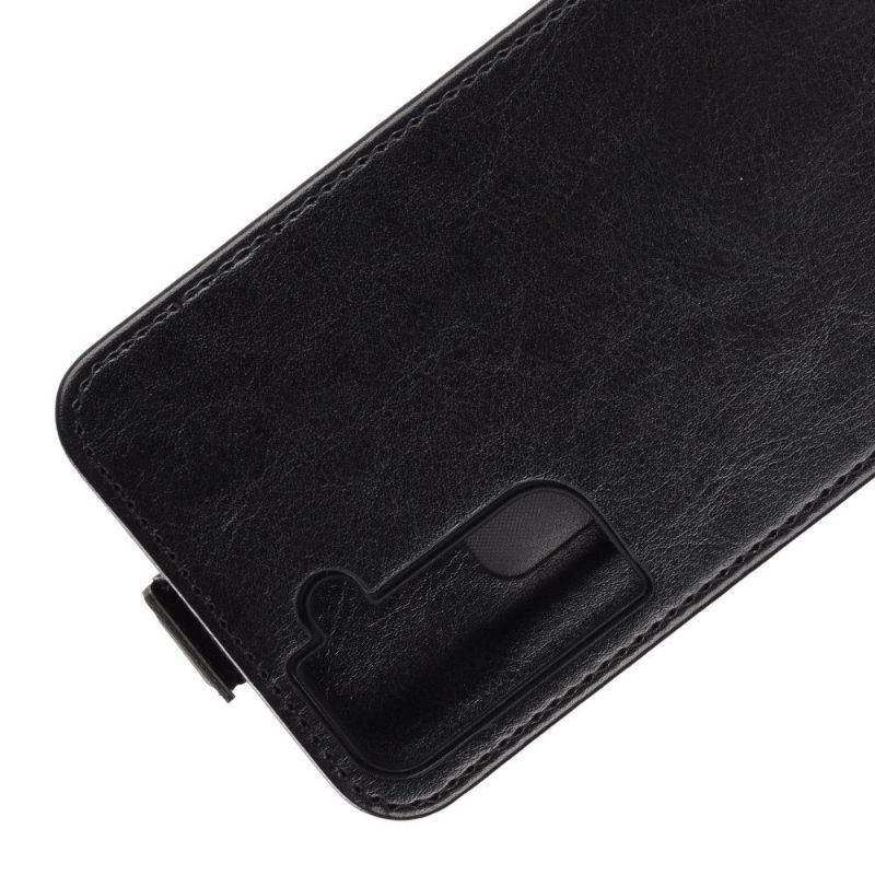 Flip Cover Samsung Galaxy S21 Plus 5G Anti-fald Læder Cover Lodret Kunstlæder